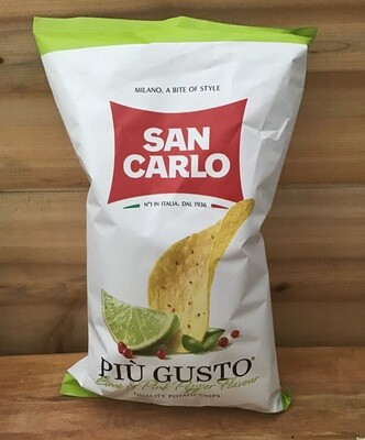 San Carlo Chips Lime & Pink Pepper