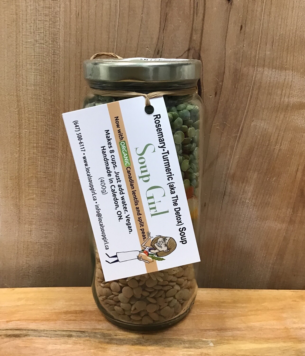 Soup Girl - Rosemary-Turmeric (The Detox) Soup (400g)