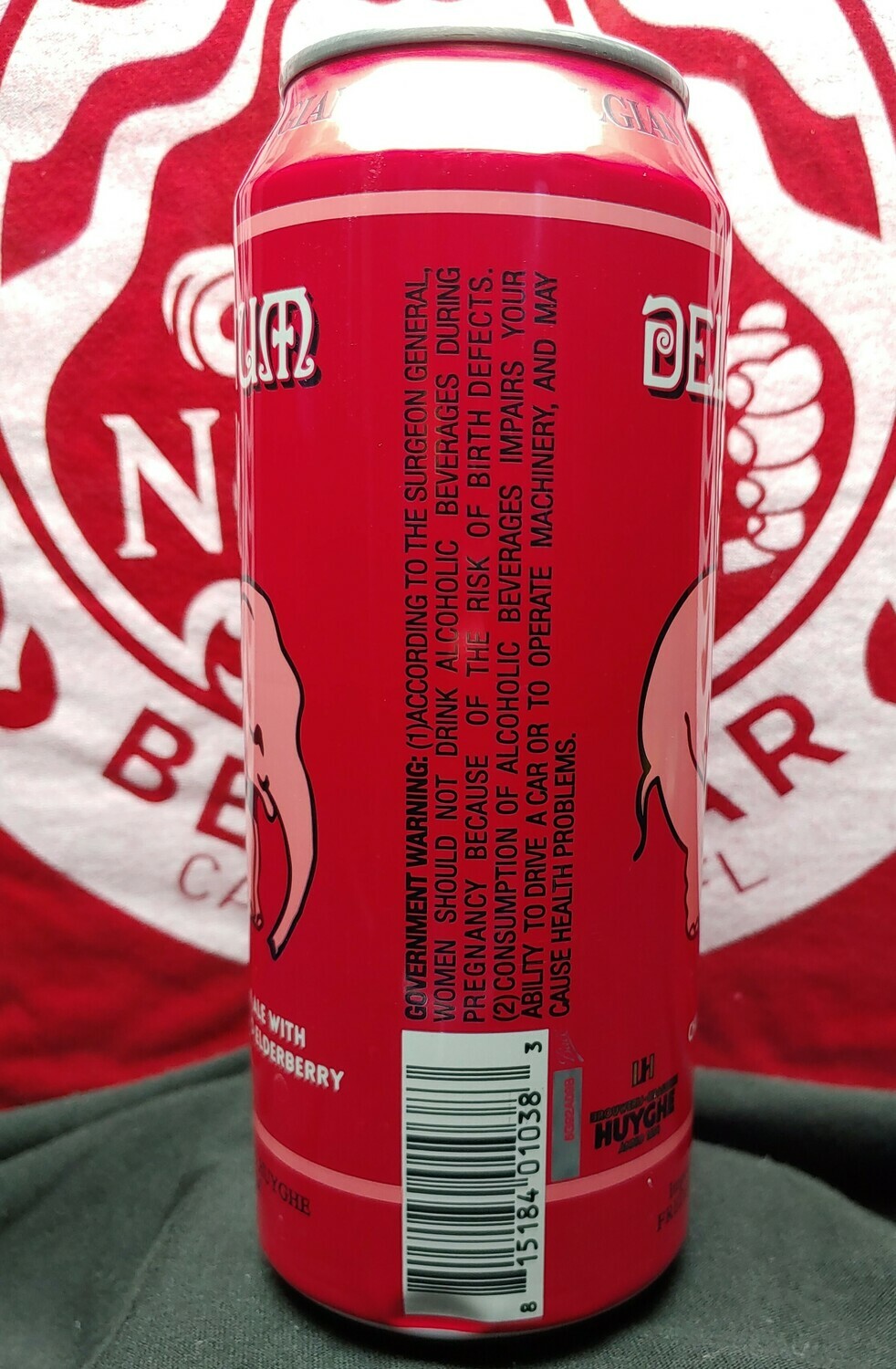 Delirium Red Belgian Ale w/ Cherry & Elderberry 16oz Can 8 ABV