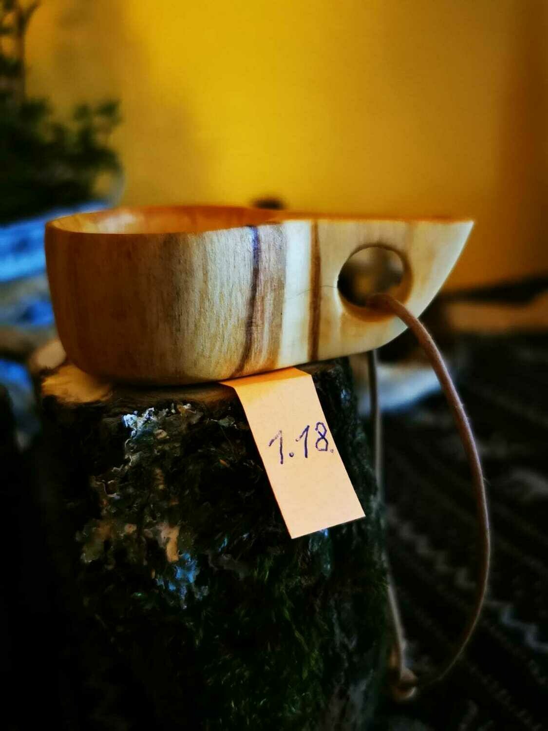 Kuksa Holztasse Handgeschnitzt jede Tasse ein Unikat