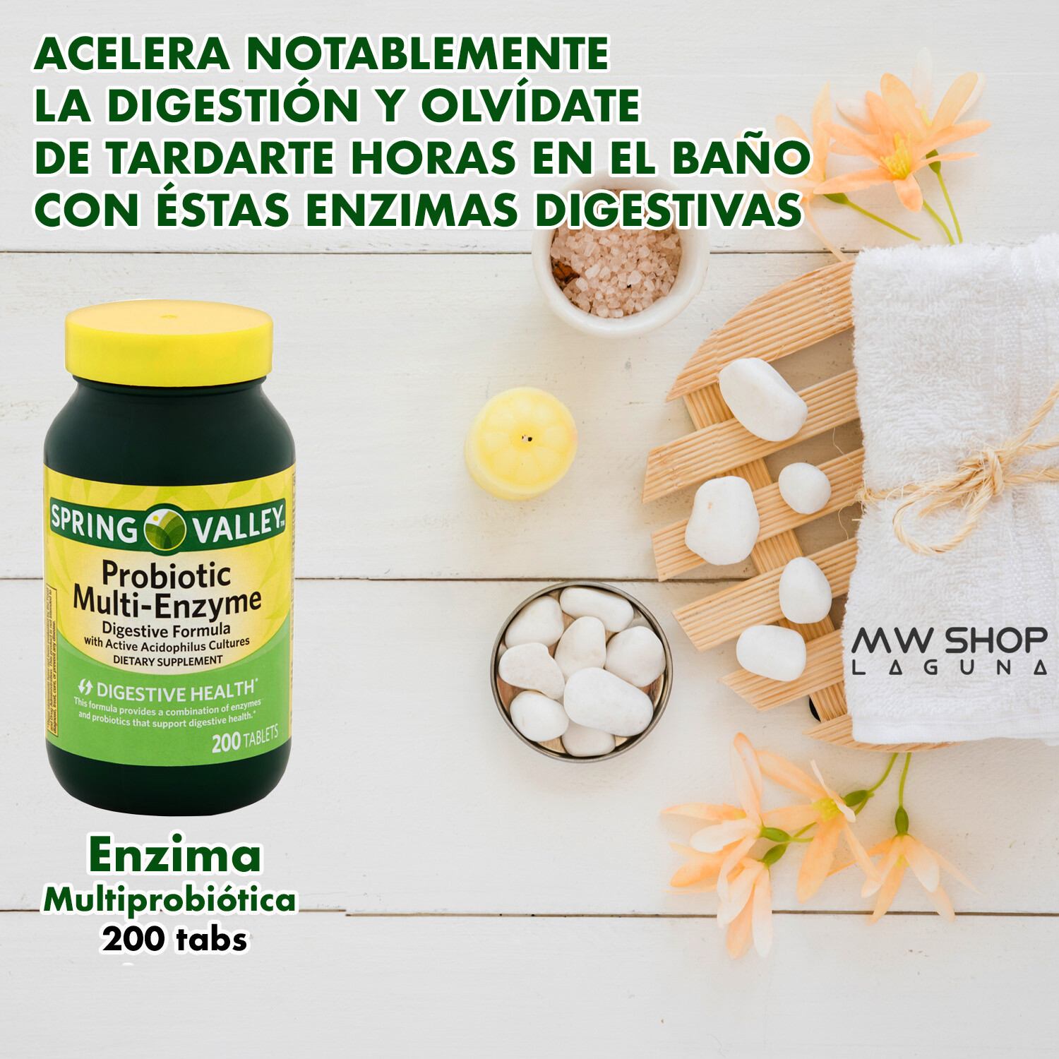 Probiótico MultiEnzima / Probiotic MultiEnzyme 200 Tabs.