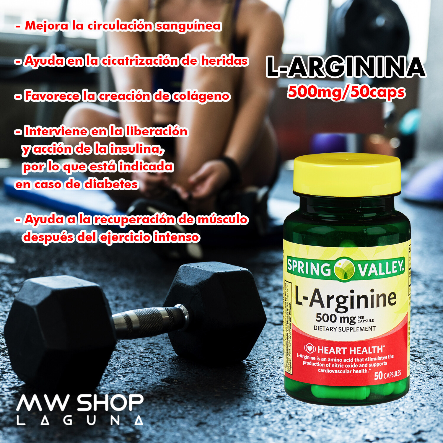 LArginina / LArginine 500 mg. 50 Caps.