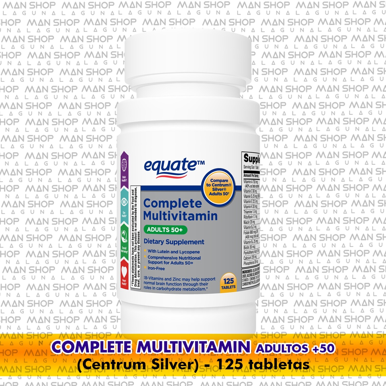 Complete Multivitamin Adults 50+/ Multivitamínico Completo para Adultos