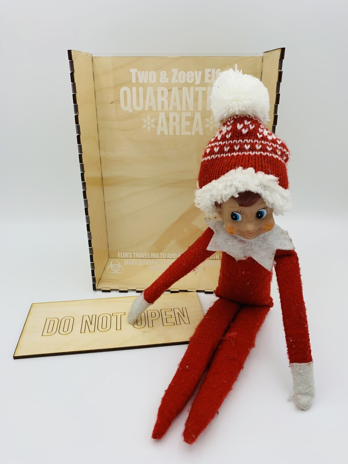 Custom Elf Quarantine Box (ELF NOT INCLUDED)