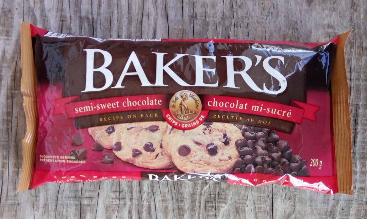 Bakers SemiSweet Chocolate Chips 300g