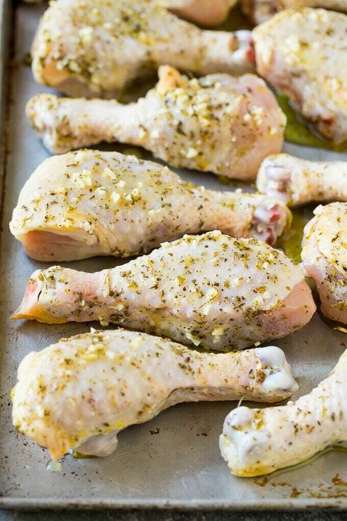Seasoned Chicken Drumsticks 2lb Choose your sides