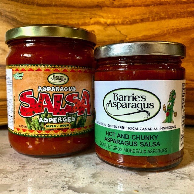 Hot & Chunky Asparagus Salsa Barrie's Asparagus Farm LOCAL 250ml