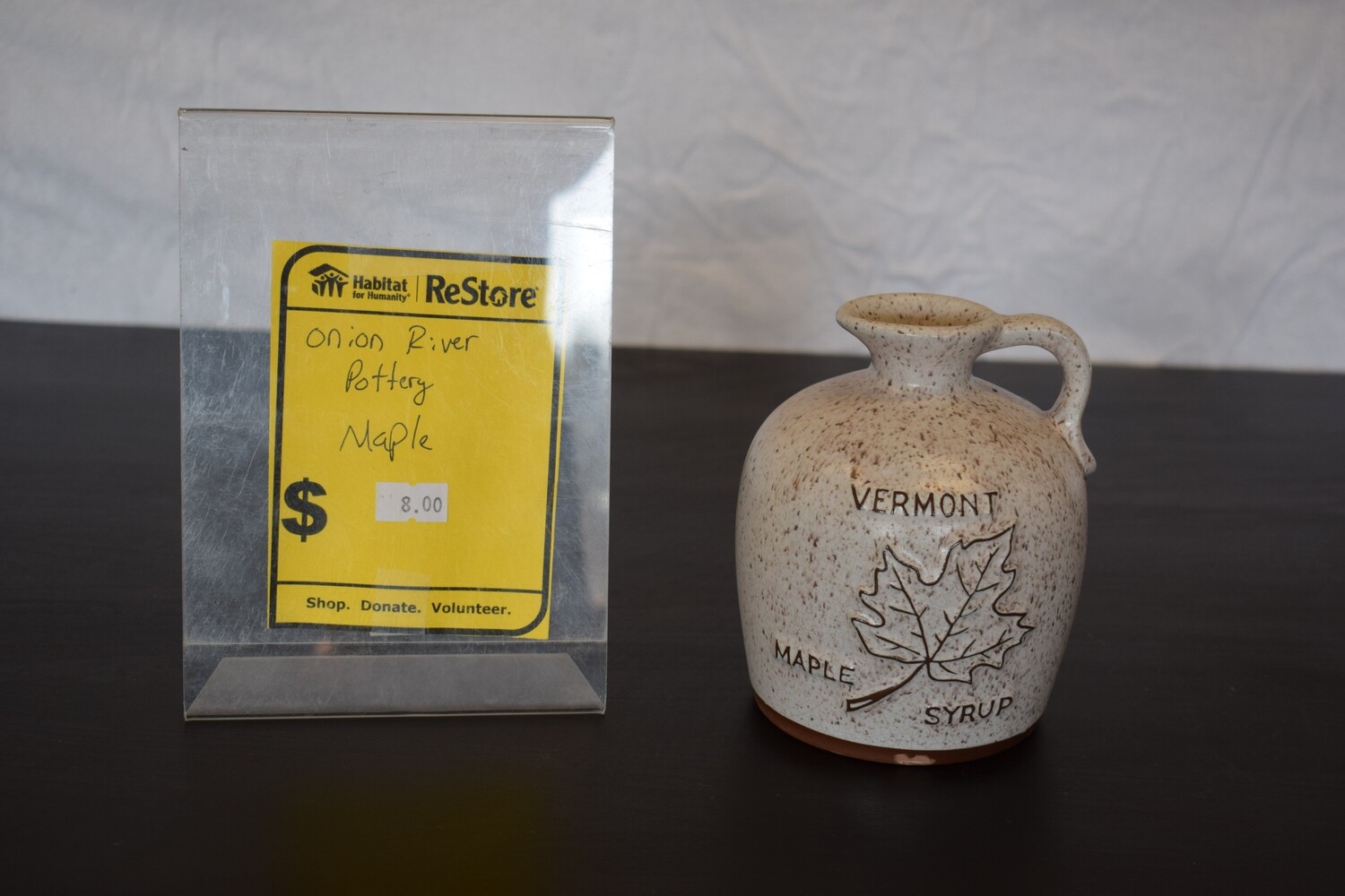 Onion River Pottery Maple Jug