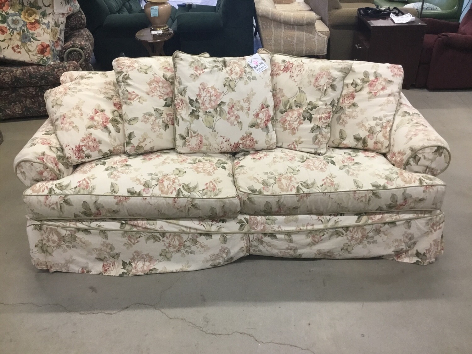 Floral Sleeper Sofa