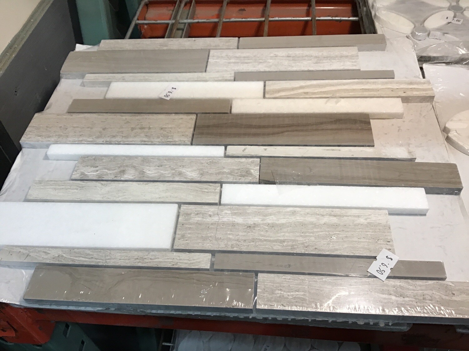 Elida Ceramica Stone Savy Natural Linear 12in x 12in Polished Linear