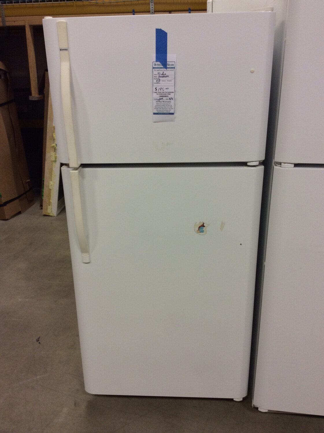 Kenmore white fridge