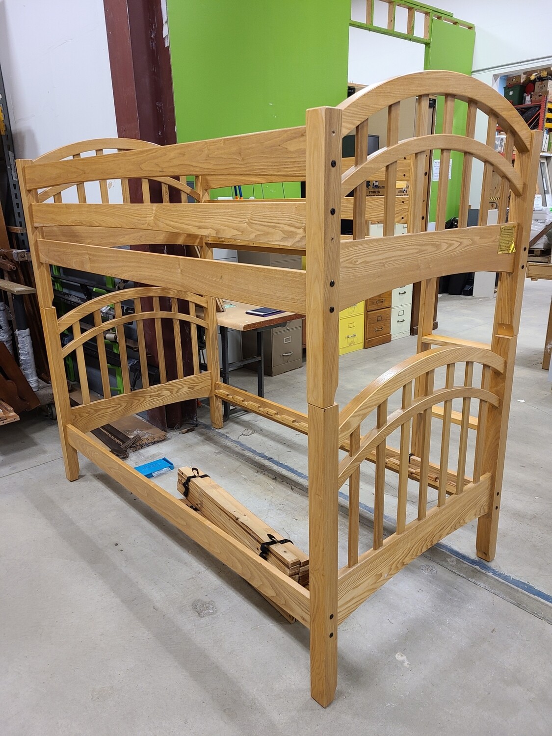 Oak Twin Bunk Bed