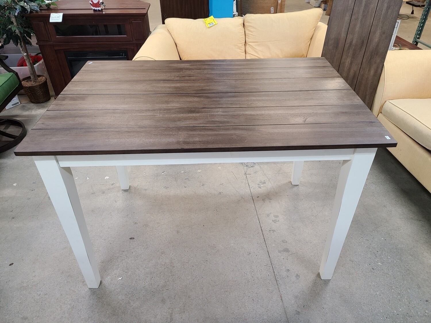 High Top White Dining Table