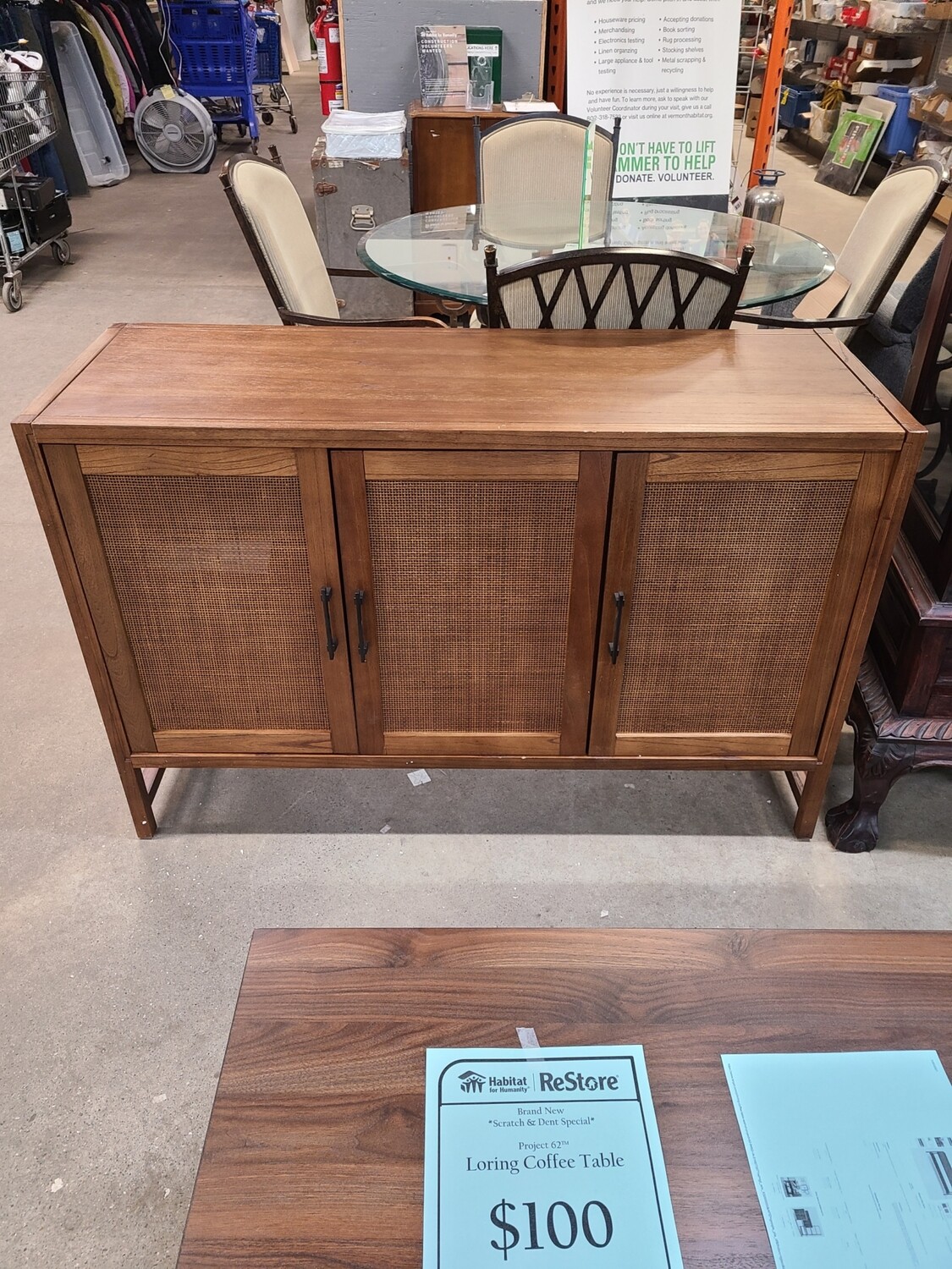 50” Warwick 3 Door Accent Media