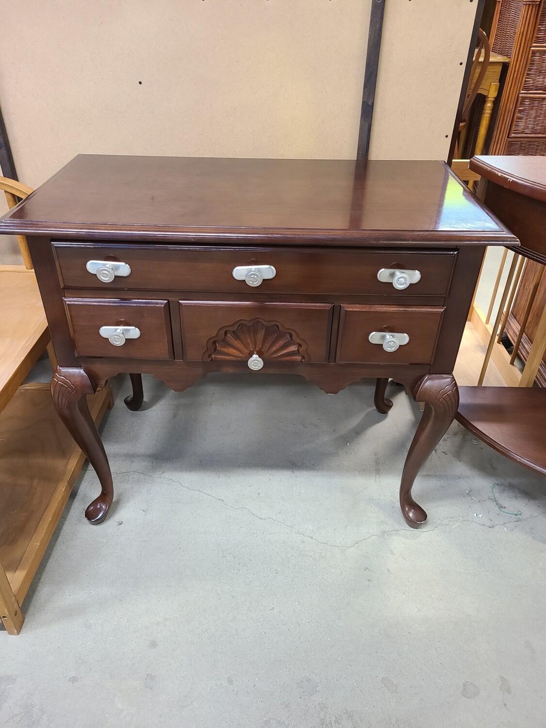 Dark Brown Hall Table