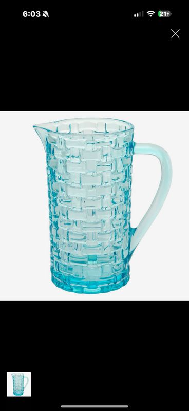 Glass pitcher Glass pitcher