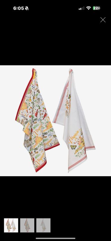 Virginia tea towels (2) Virginia tea towels (2)