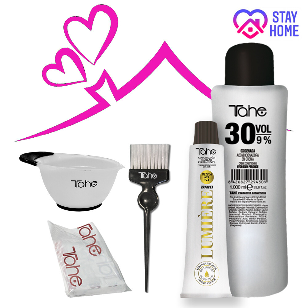 Tahe Lumière Express Farbschutz Haaröl | 5x10ml, Mit Trionischem Keratin & Arganöl, Für Gefärbtes Haar