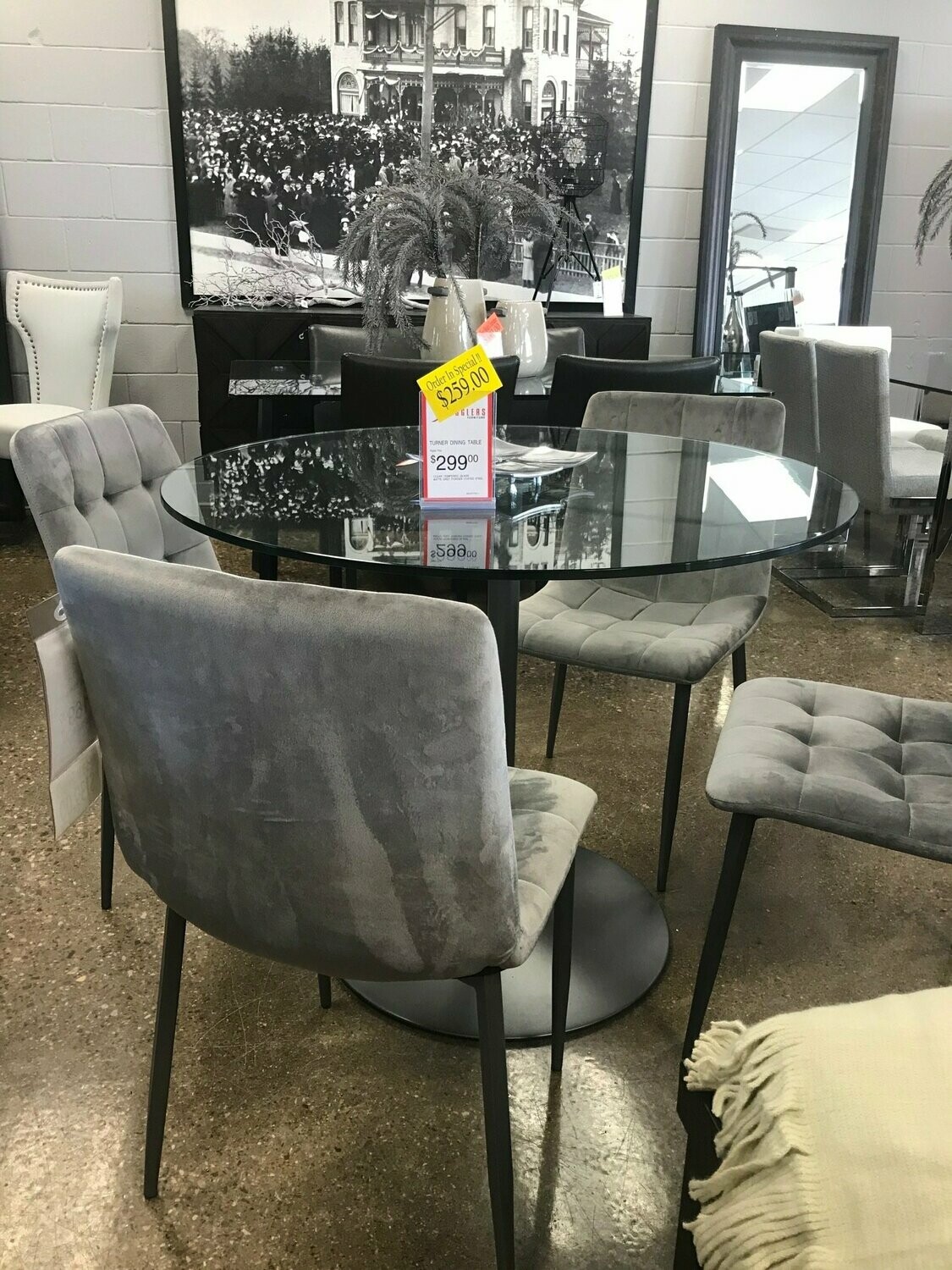 Turner Glass Dining Table