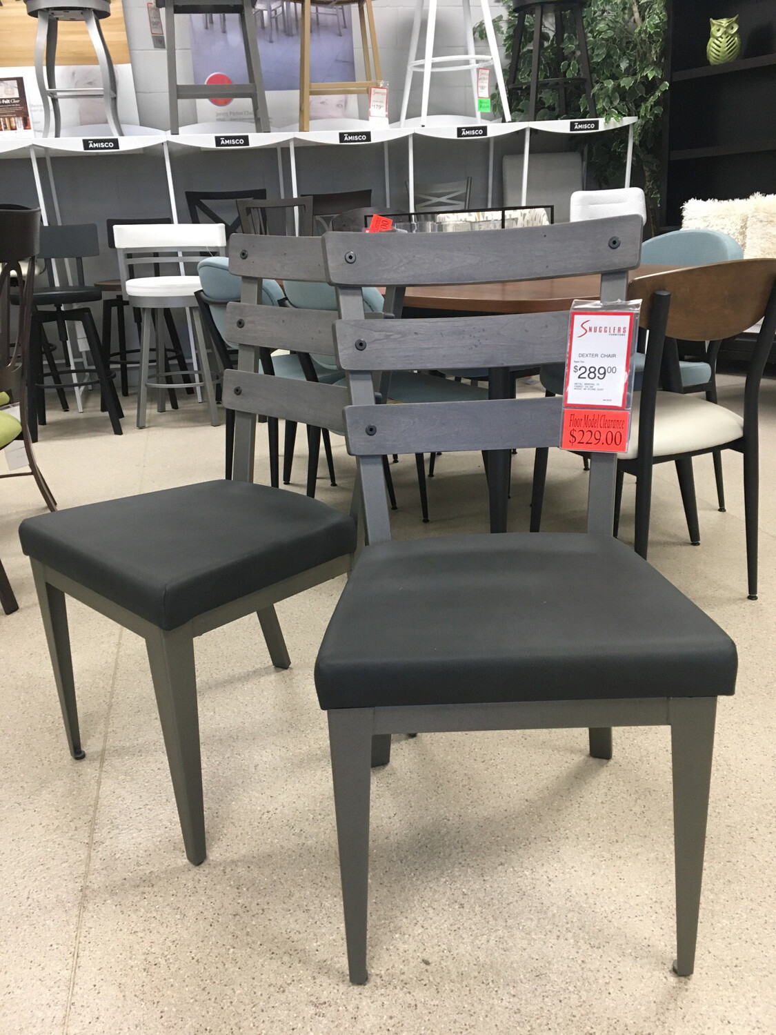 AMISCO DINING CHAIRS SET OF 2