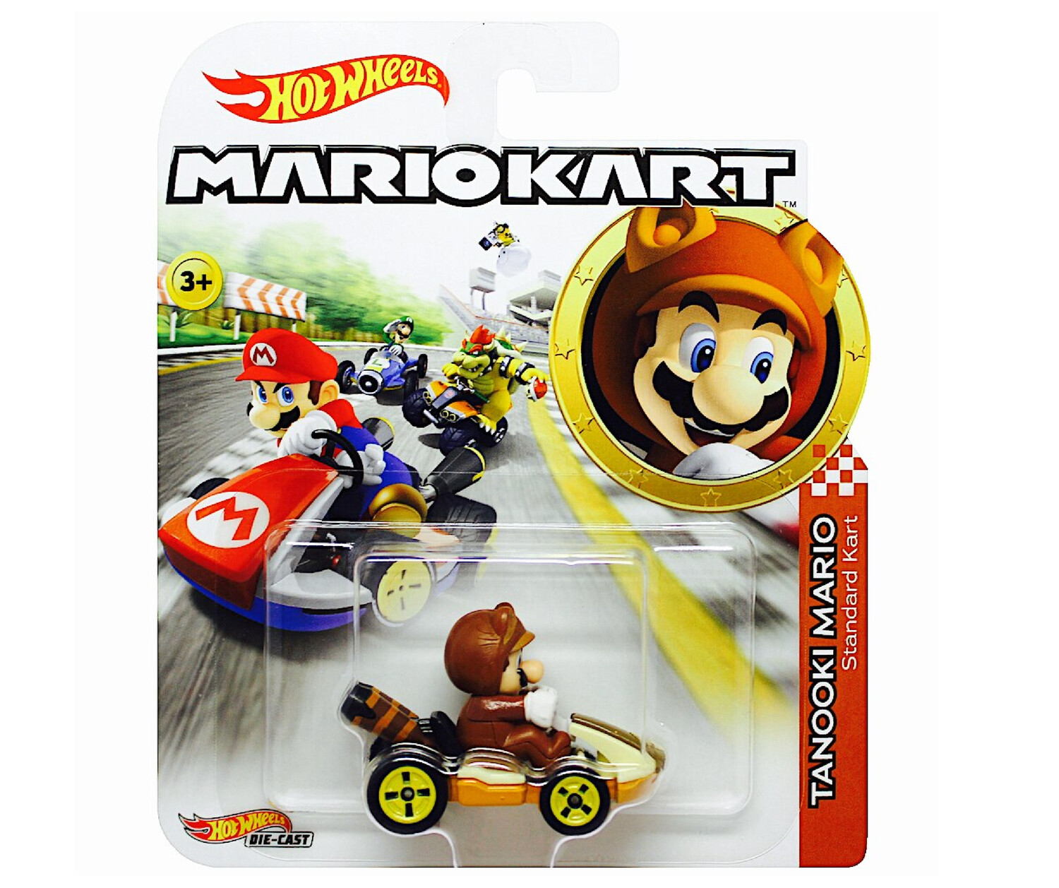 Hotwheels Mario Kart Tanooki Mario Standard