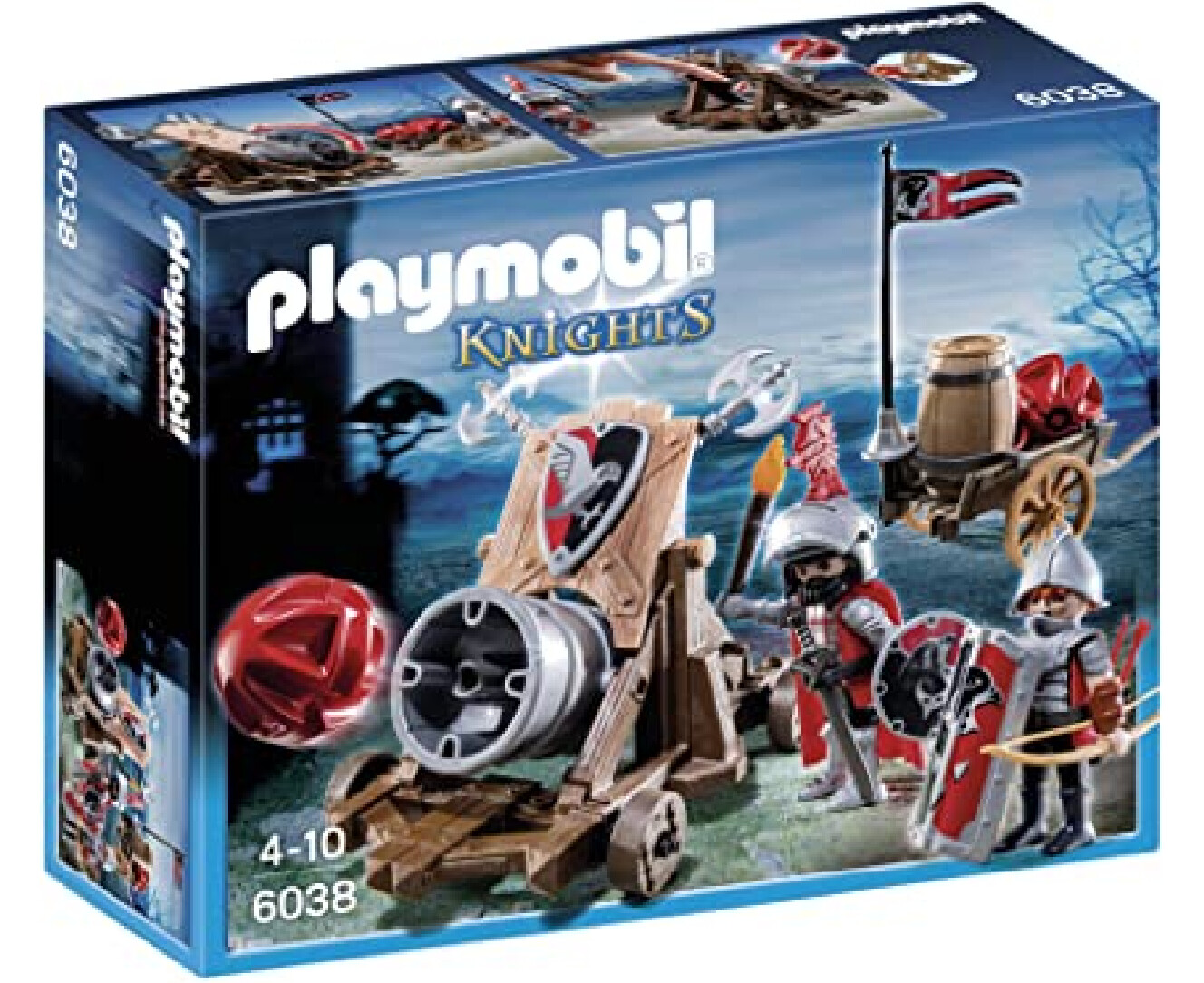 Hwak Knights With Battle Cannon playmobil set