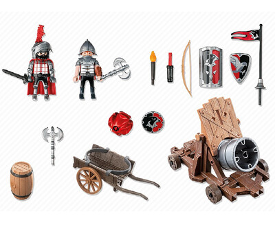 Hwak Knights With Battle Cannon playmobil set