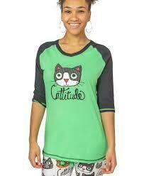 Catittude PJ Tall Tee
