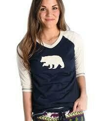 Bear Fair Isle Tall Tee