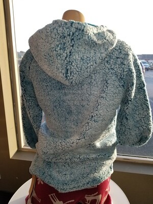 Ladies Cloud Sherpa Raglan Hoodie SC-4LP63