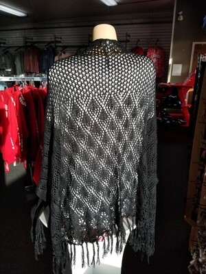 Crochet Duster – Black