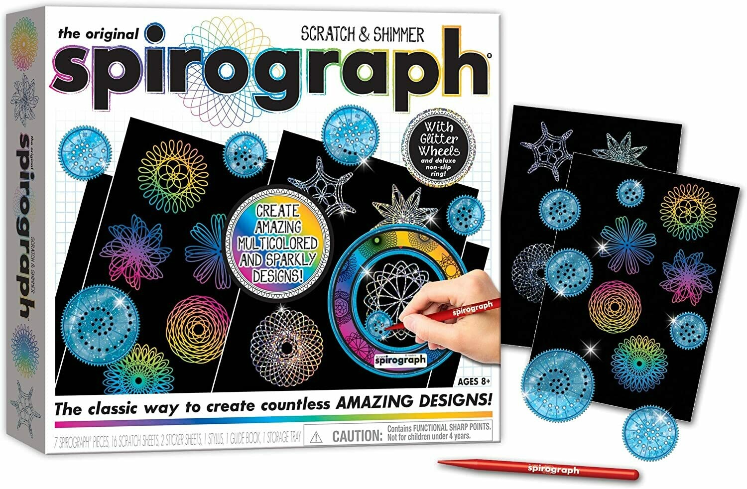 SPIROGRAPH SCRATCH &amp; SHIMMER