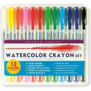 Studio Series Watercolor Crayon Set