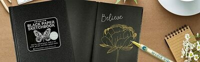 Premium Black Paper Sketchbook