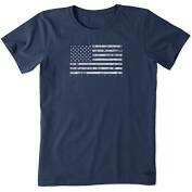 Men's Crusher Tee Classic Flag USA