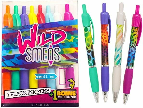 WILD ANIMAL BLACK INK SMENS SET OF 8