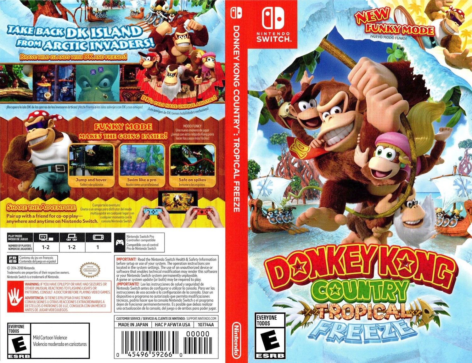 Donkey Kong Country Tropical Freeze Switch