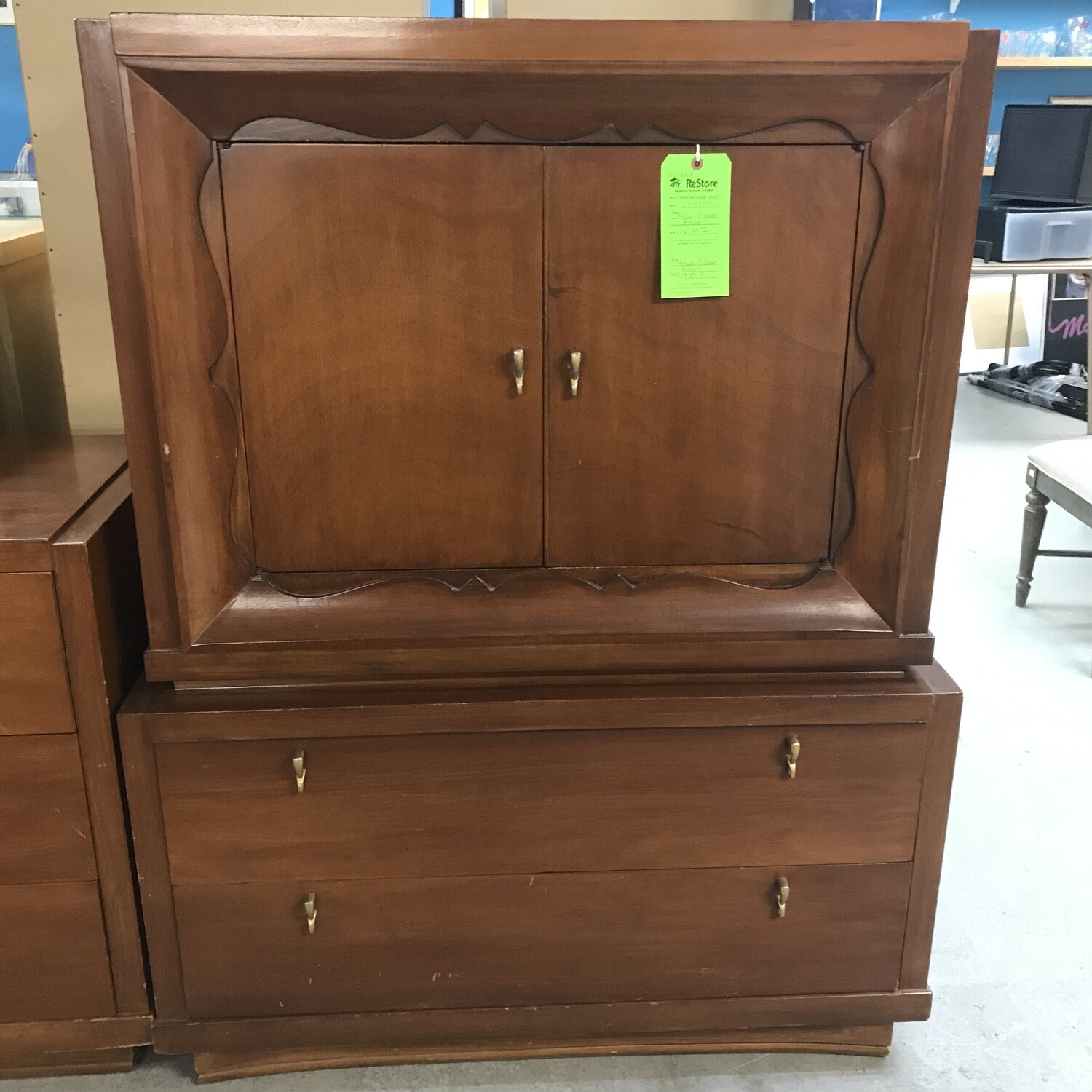 Antique 5Drawer Armoire