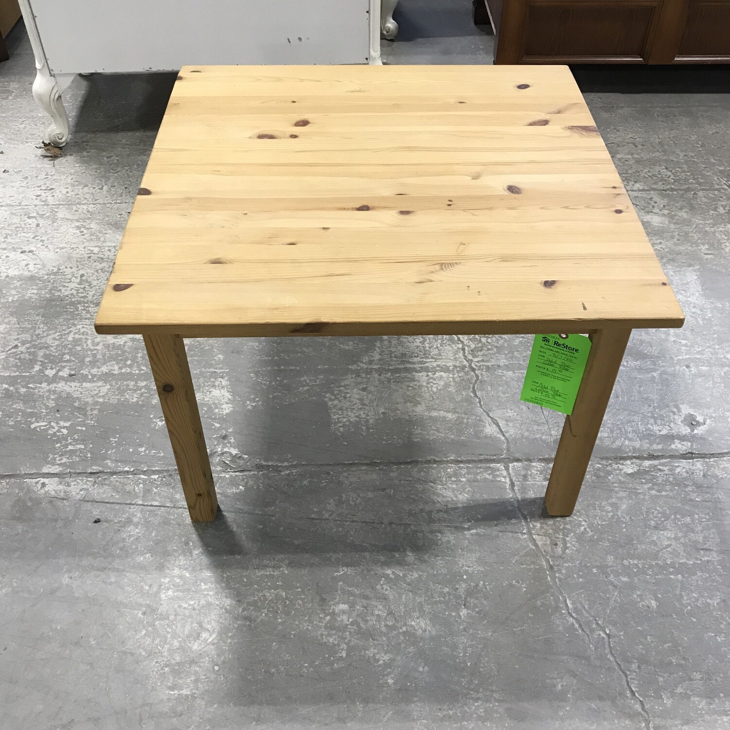 Solid Pine Coffee Table