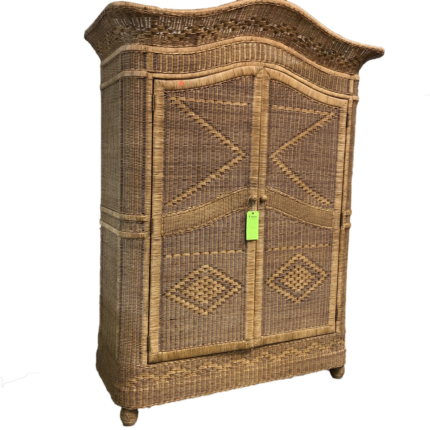 Wicker Armoire
