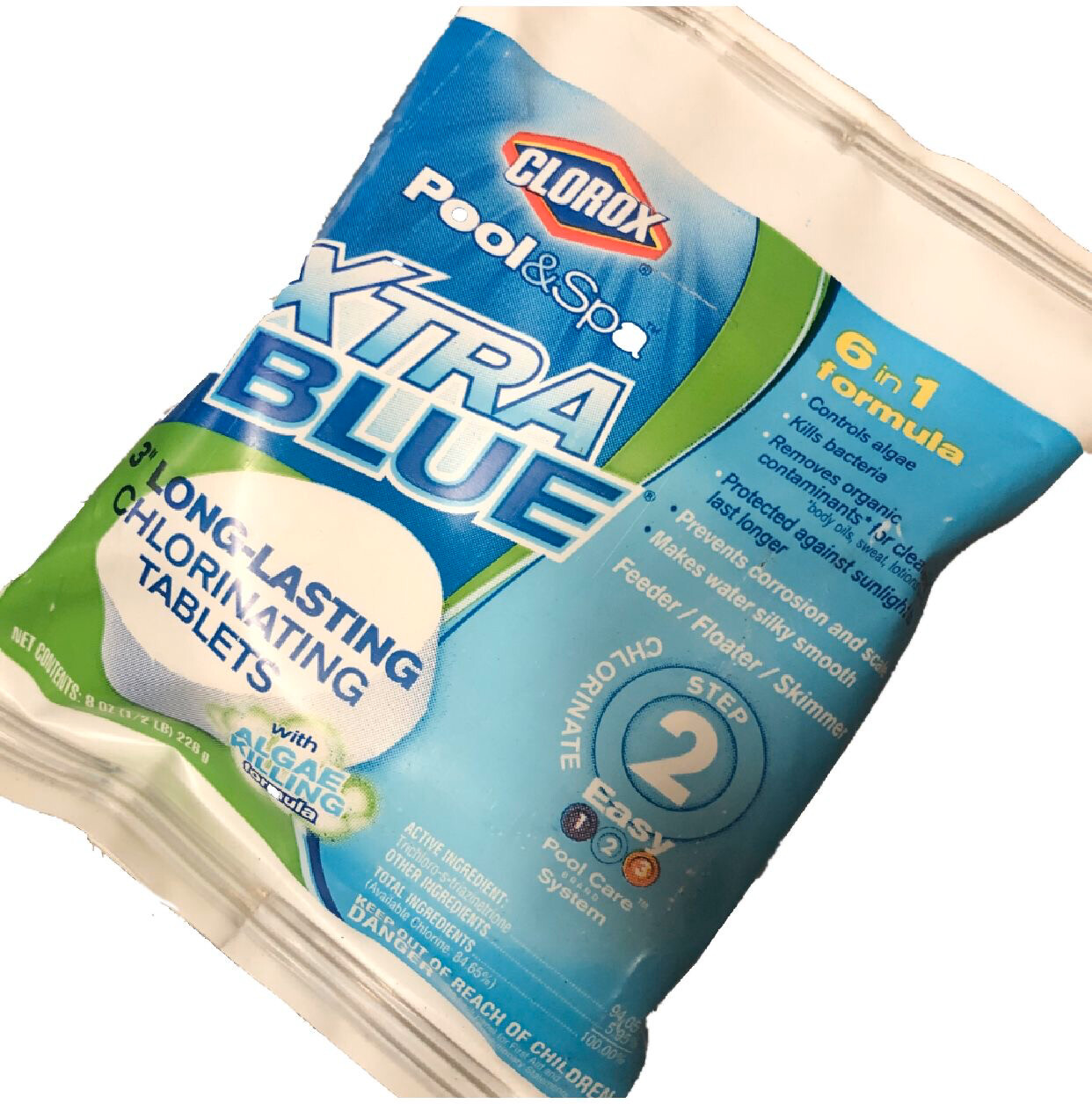 Clorox Pool & Spa Xtra Blue 3” Chlorinating Tablet