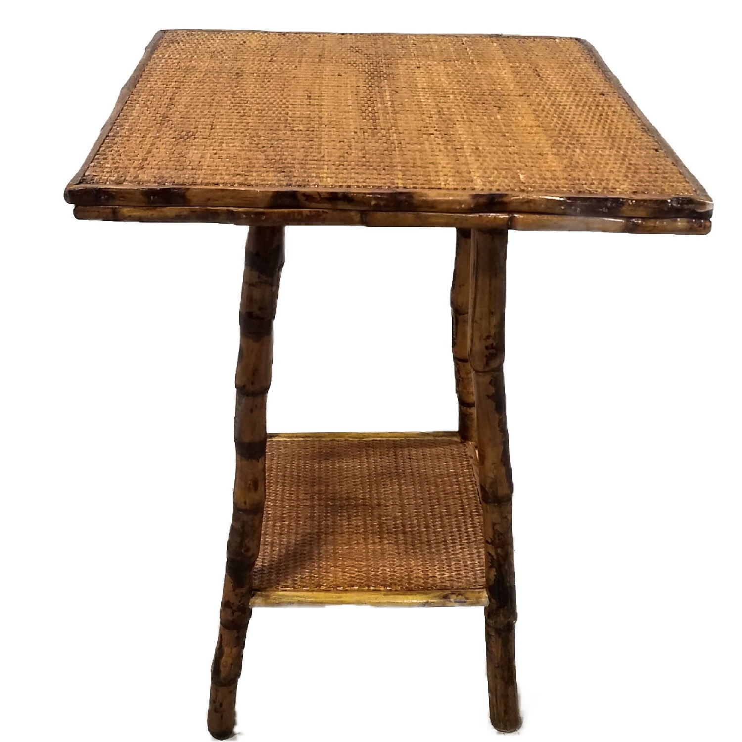Bamboo & Rattan Accent Table