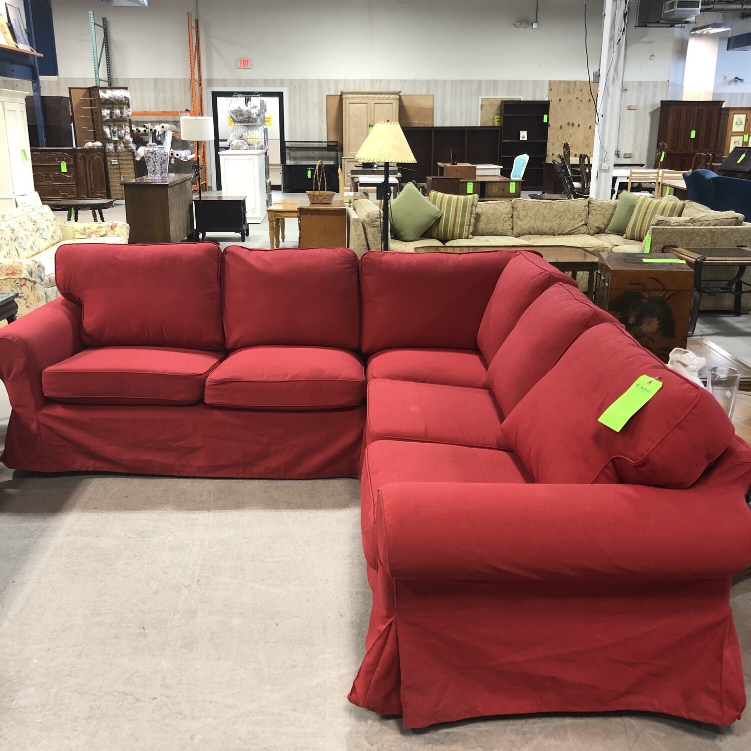 Red Sectional Sofa