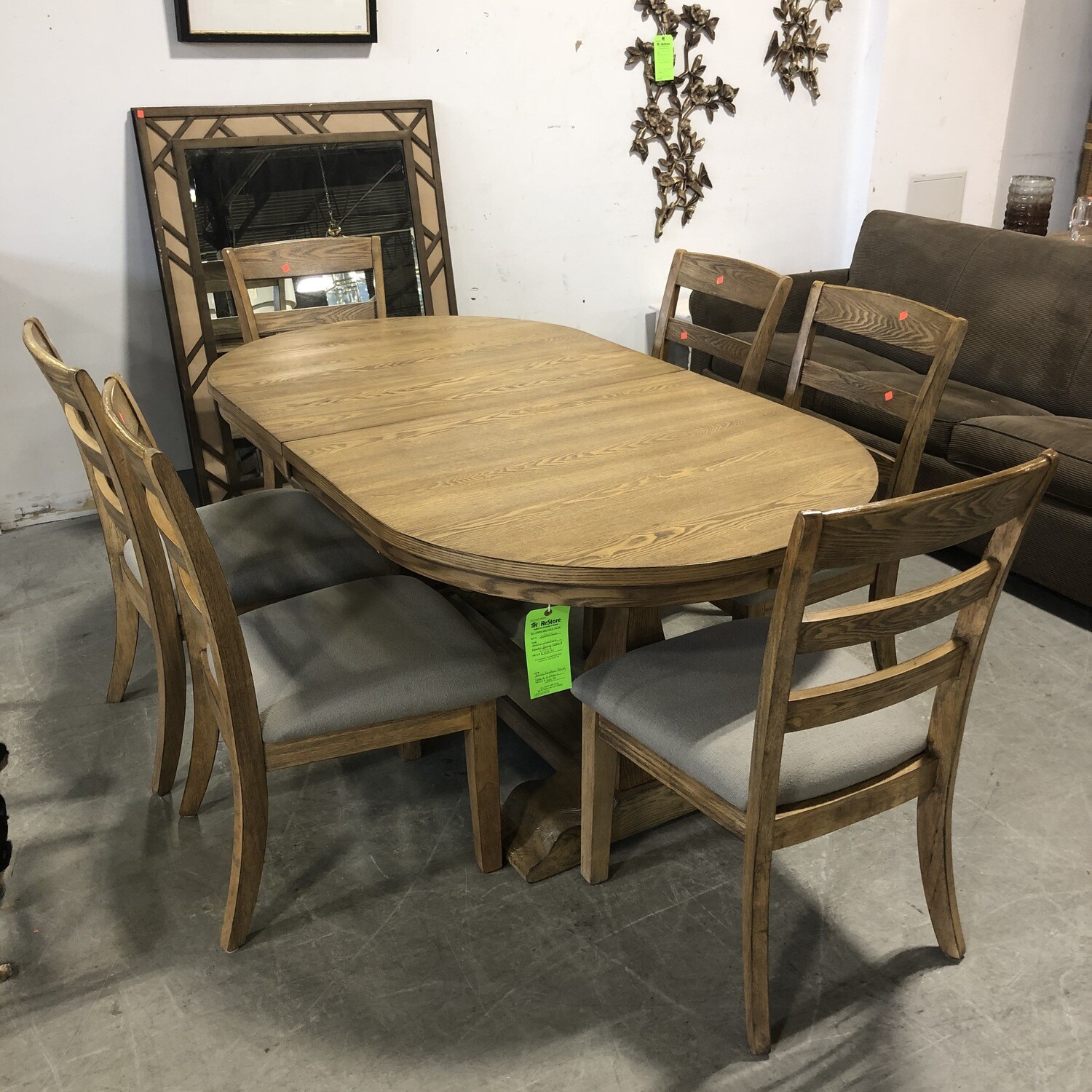 Ashley Furniture Dining Table with Six Chairs