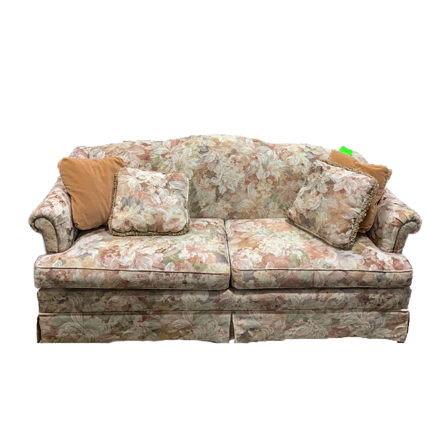 Thomasville Pink Floral Sofa