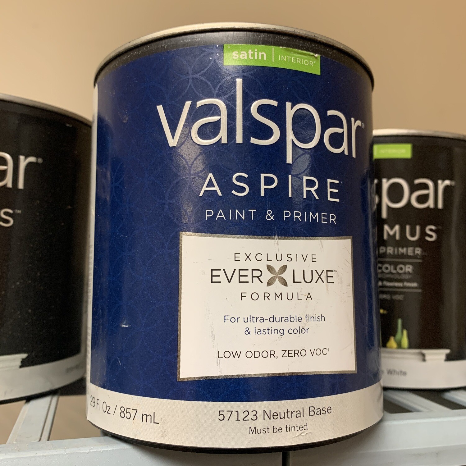 29 Oz Valspar Paint &amp; Primer Satin Neutral Base 57123