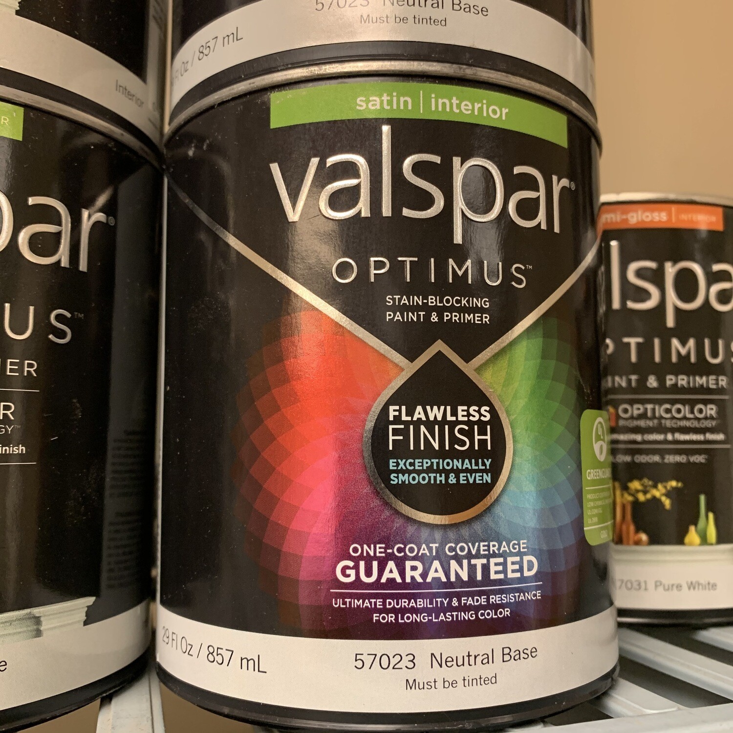 29 Oz Valspar Paint & Primer Satin Neutral Base 57023