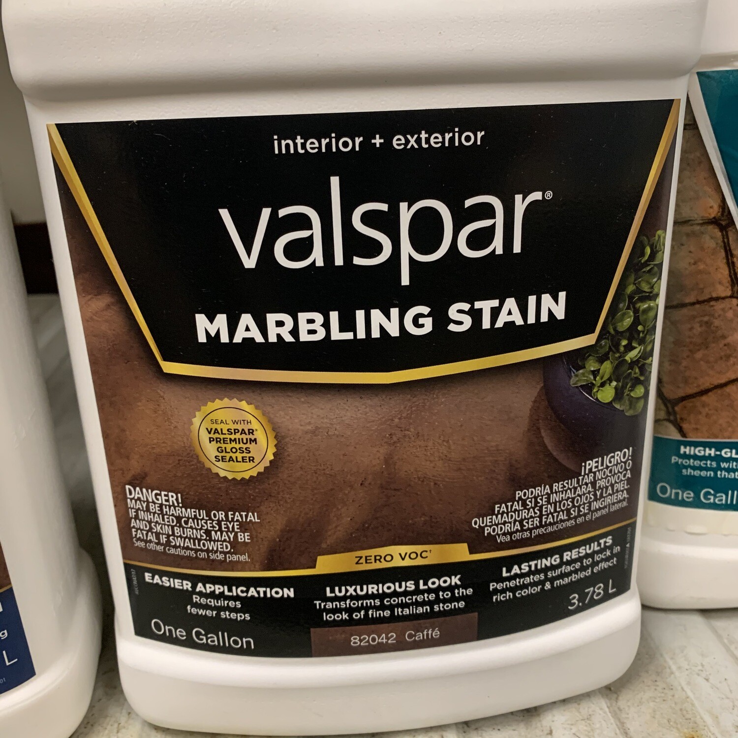 Gallon Valspar Caffe Marbling Stain 82042