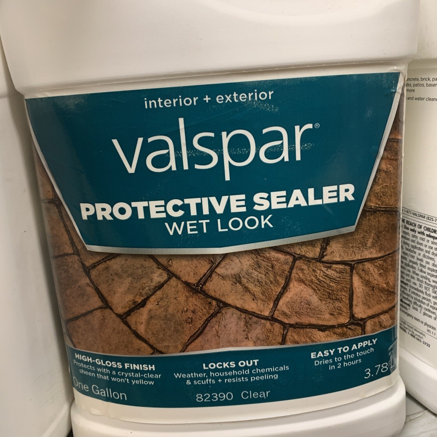 Gallon Valspar Clear Wet Look Protective Sealer 82390
