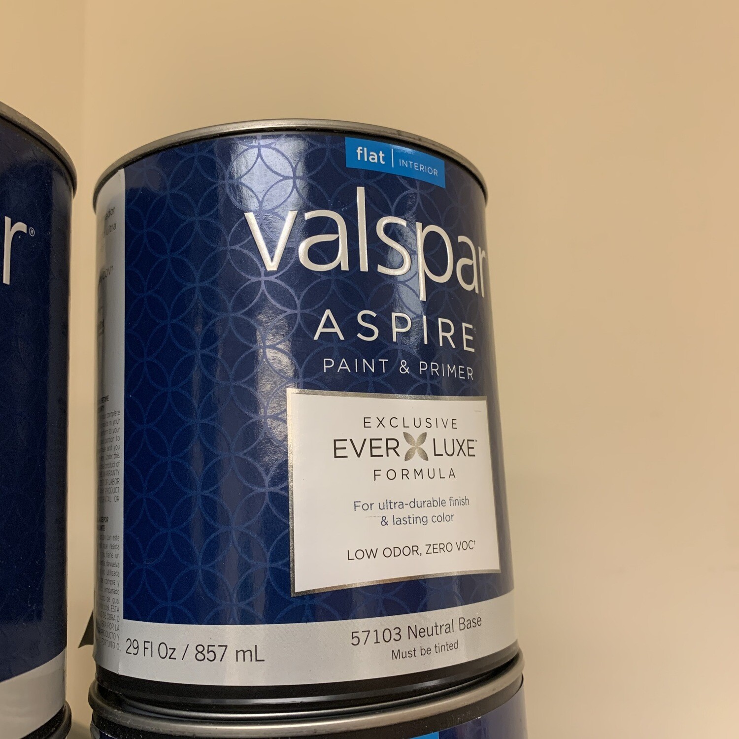 29 Oz Valspar Paint & Primer Flat Neutral Base 57103 29 Oz Valspar Paint & Primer Flat Neutral Base 57103